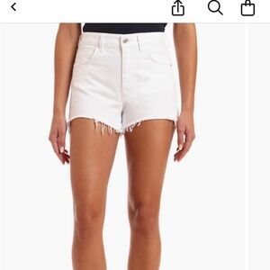 Mavi Women's White Denim Shorts
